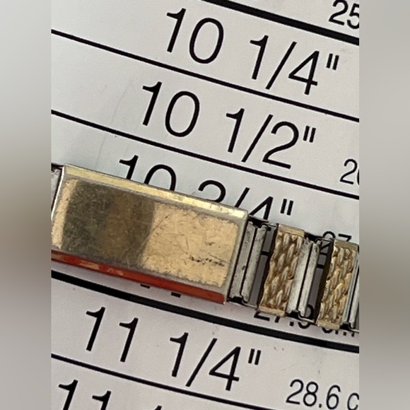 Timex Vintage Mechanical Waterproof Watch Gold Stretch Bracelet Stainless Dial - Picture 15 of 15